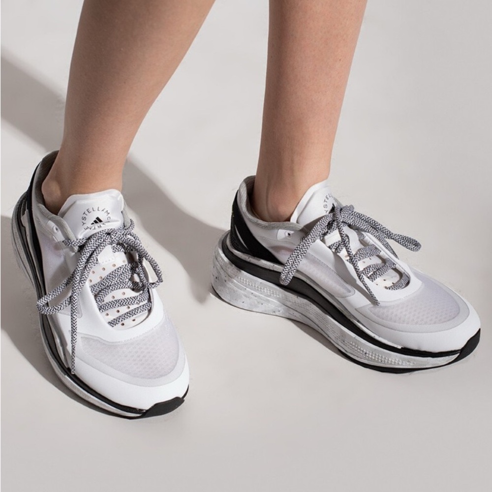 Stella Mccartney x Adidas Women's White and Black Athletic Shoes